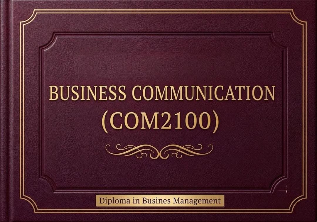 COM2100 Business Communication